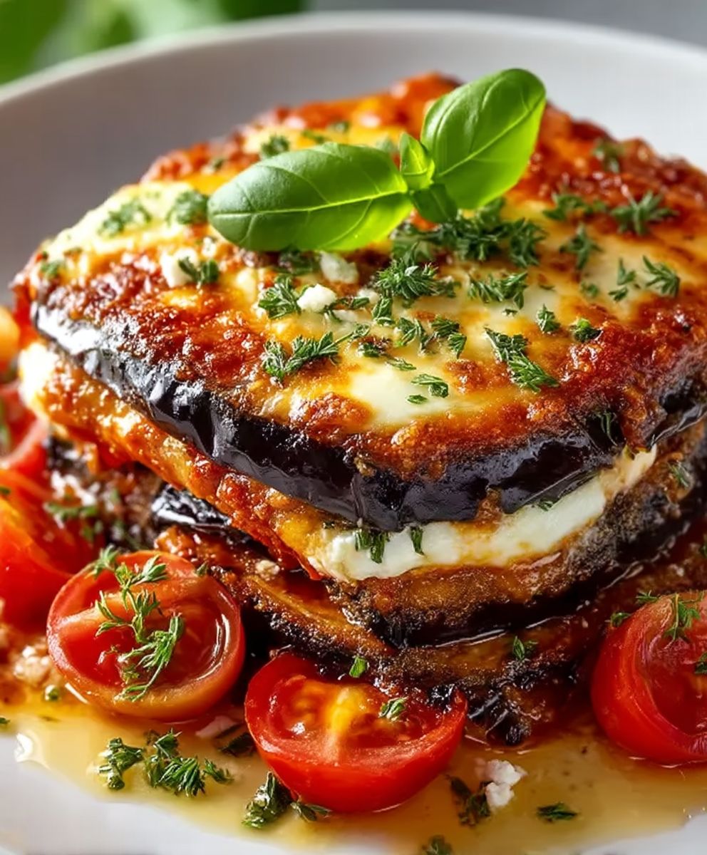 Aubergines à la parmigiana
