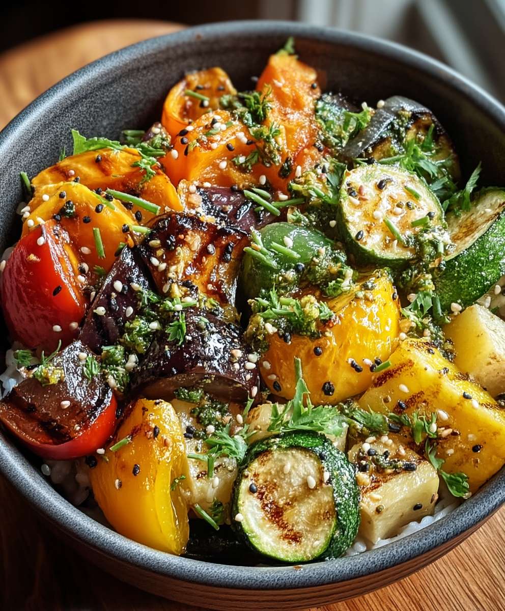 Saladier légumes rôtis