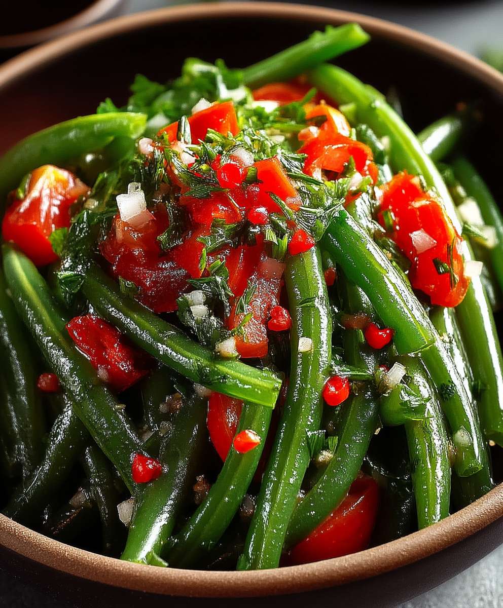 Salade haricots verts Ottolenghi