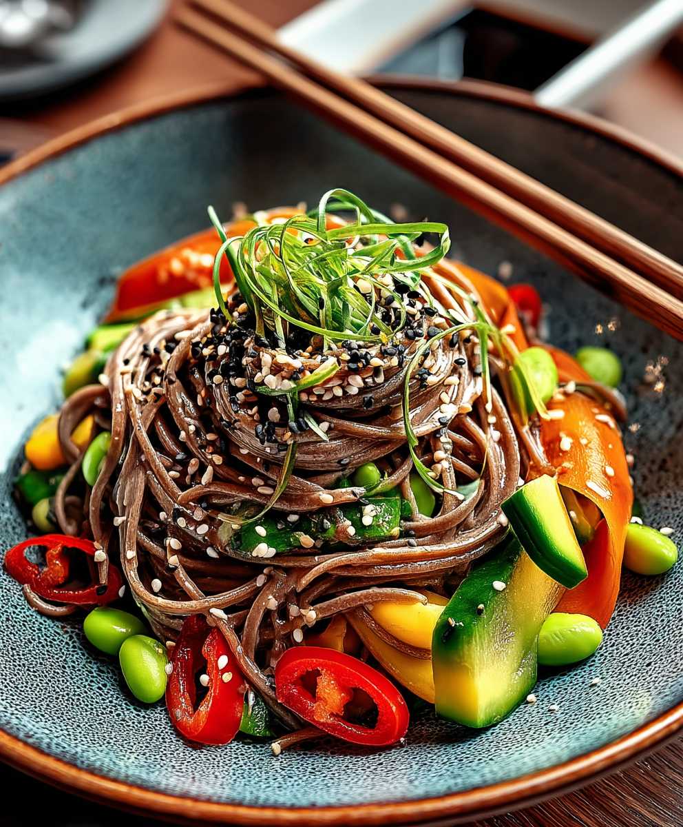 Nouilles soba sésame