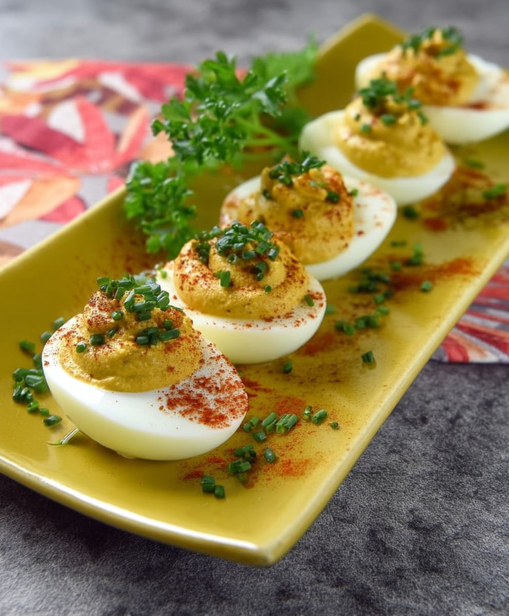 Oeufs mimosa curry