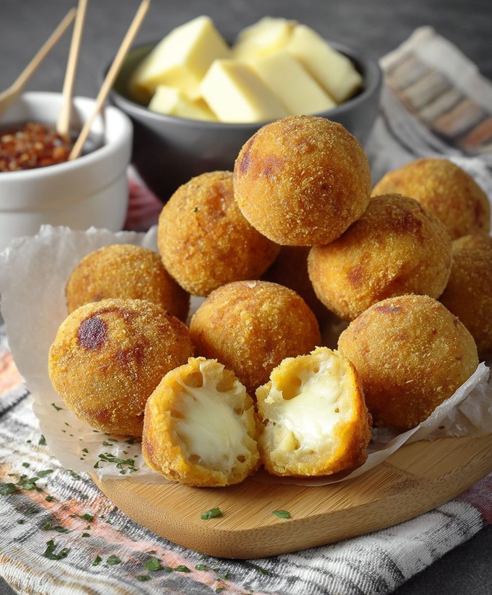 Croquettes pain fromage