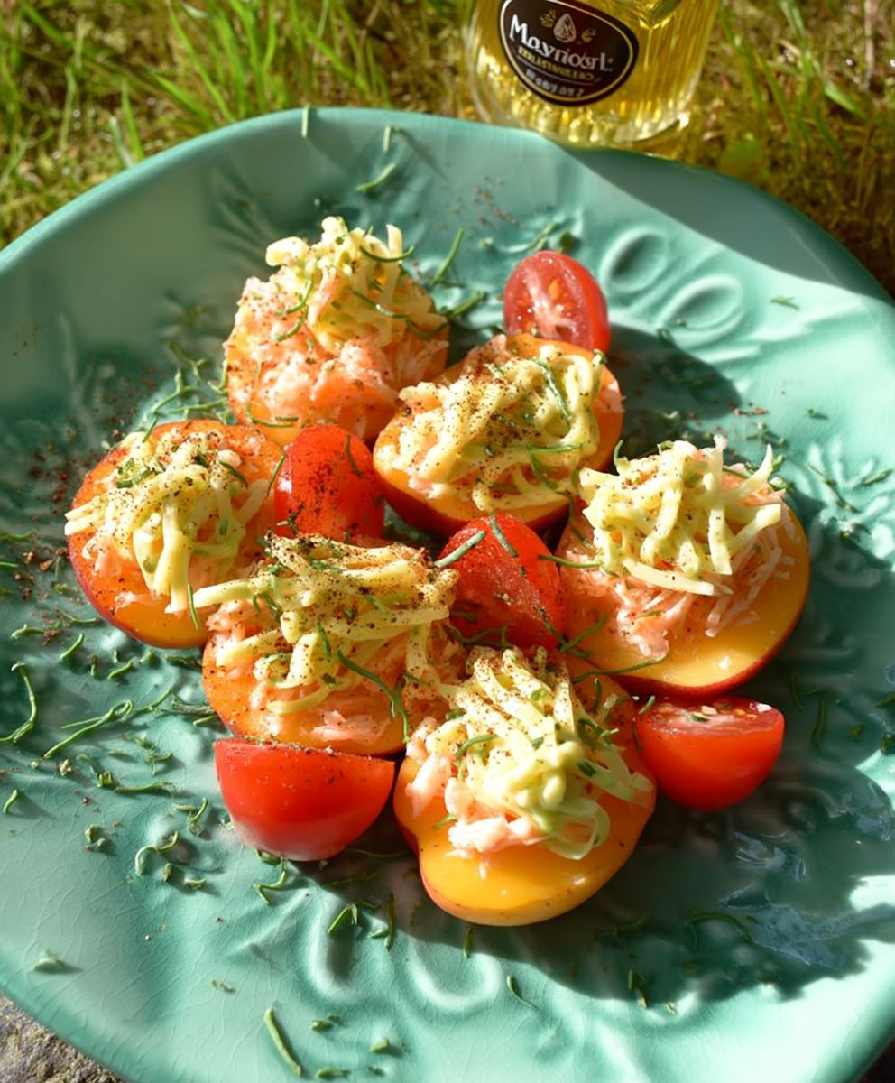 Pêche surimi mayonnaise avocat