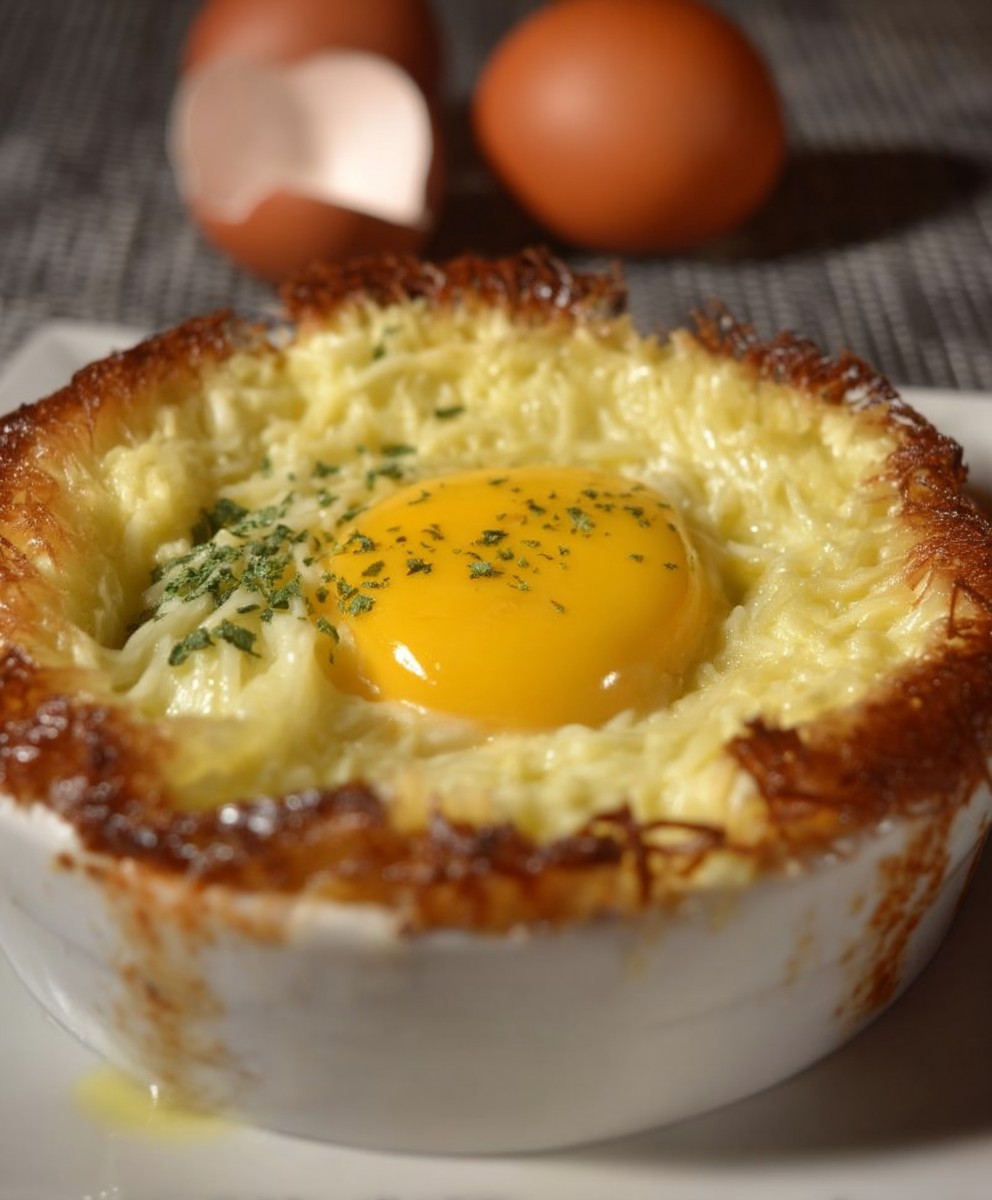 Oeuf cocotte au pain