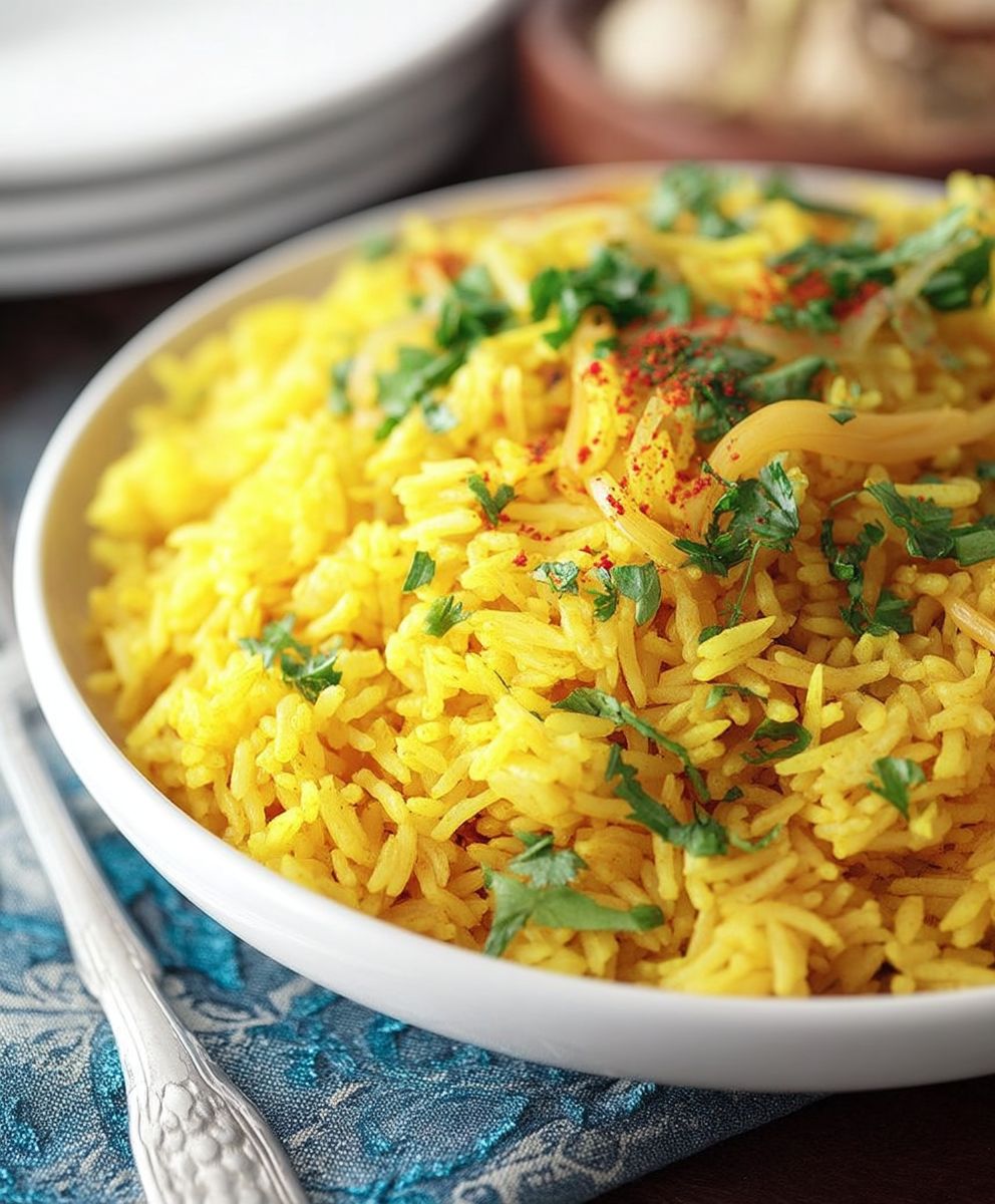 Riz pilaf curcuma