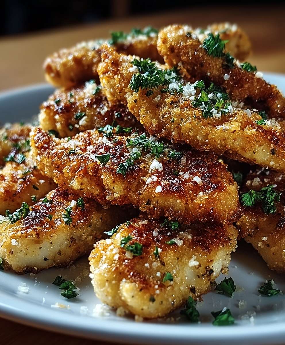 Aiguillettes poulet parmesan