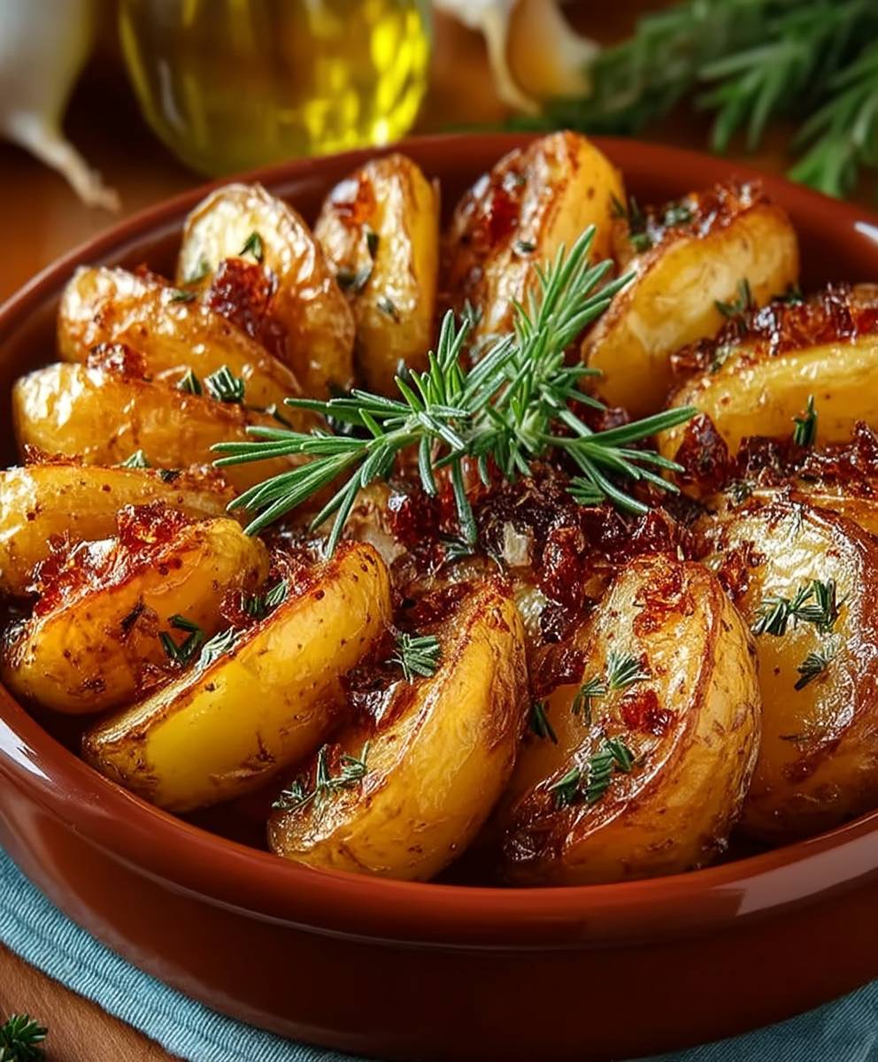 Pommes de terre rôties au four