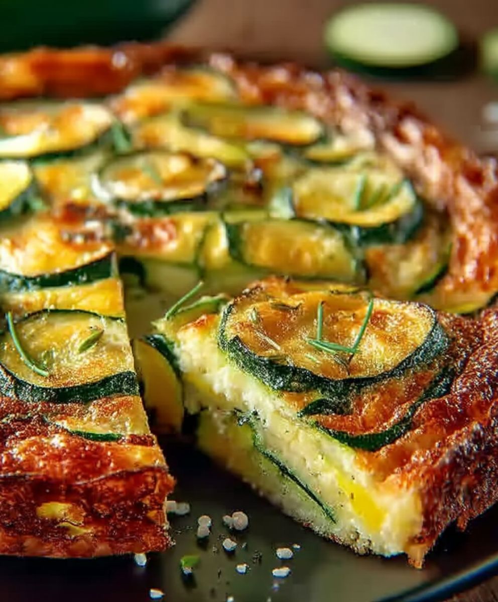 Frittata courgettes moelleuse