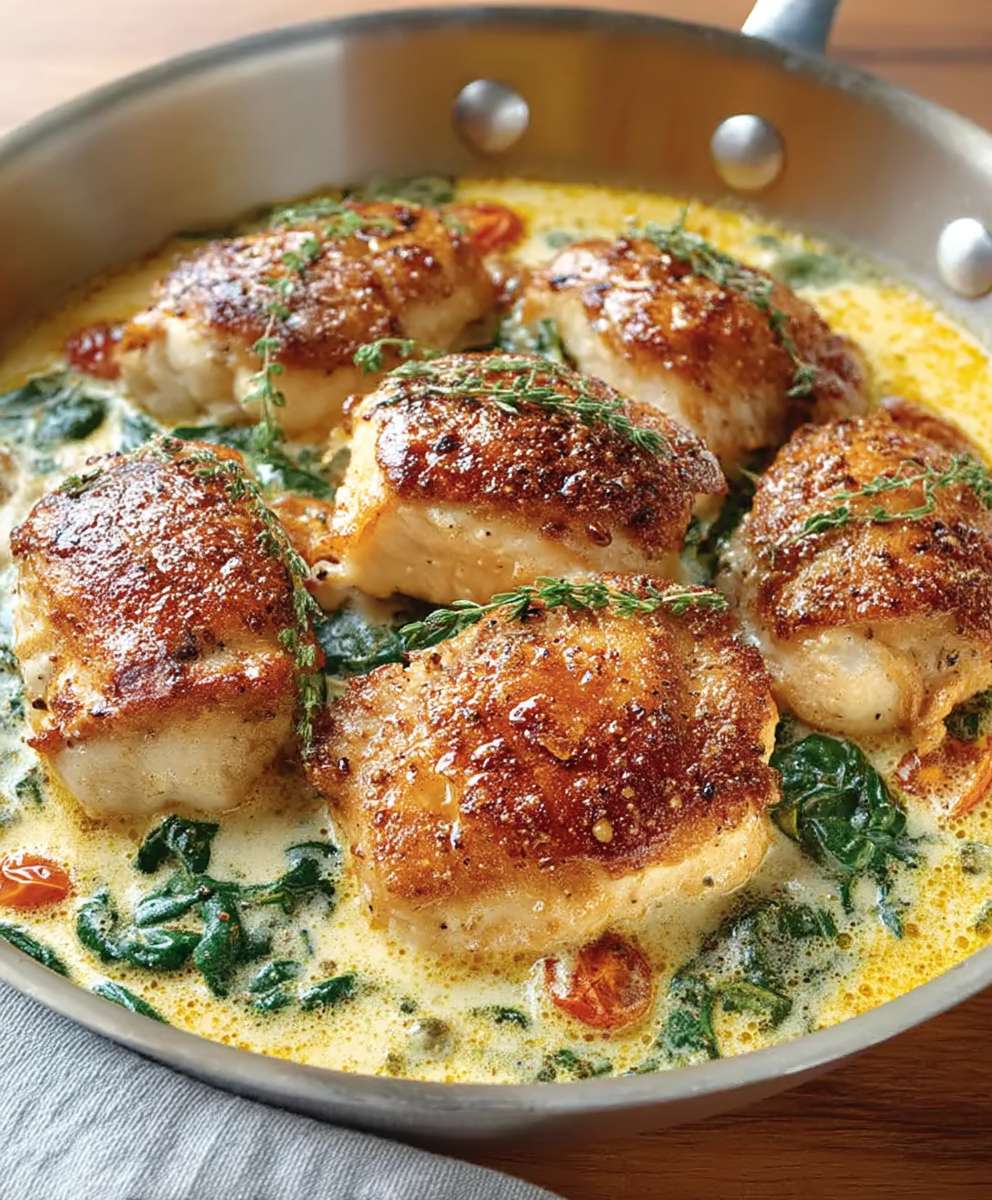 Poulet crème tomates facile
