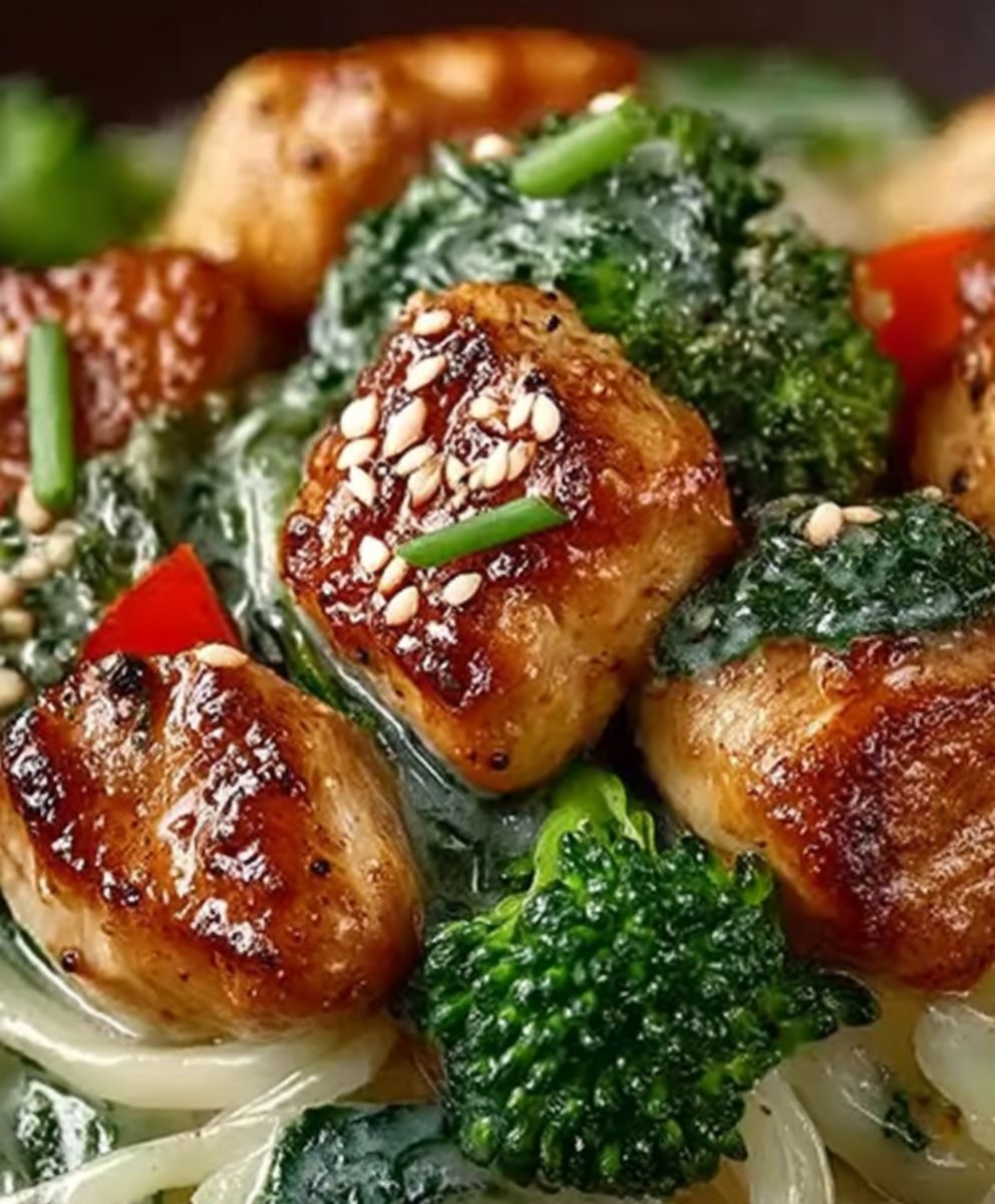 Poulet chou brocoli
