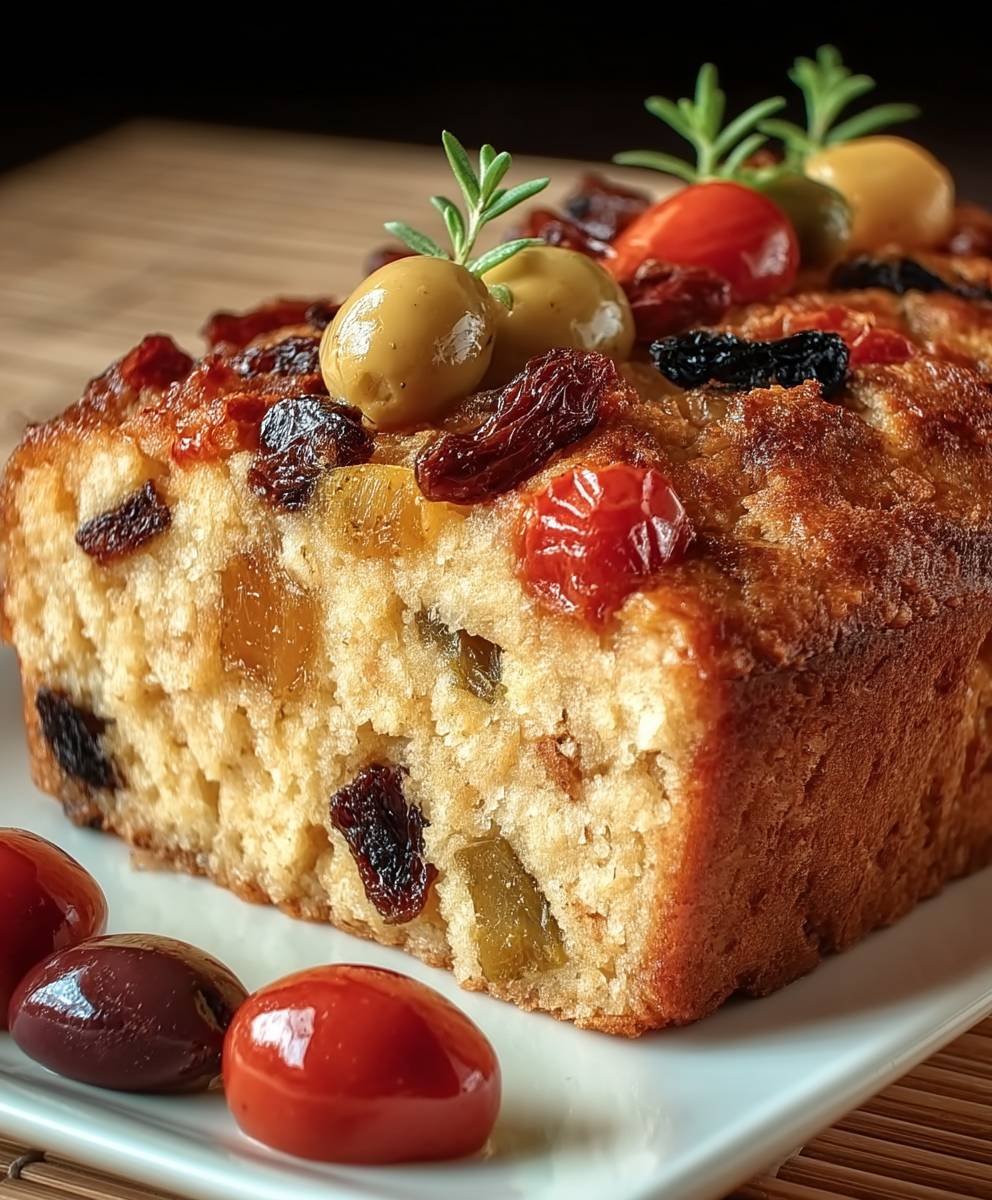 Cake moelleux thon tomates olives