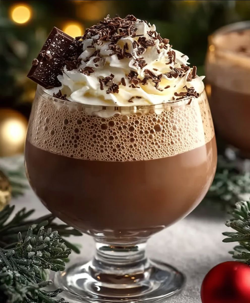 Chocolat Eggnog de Noël