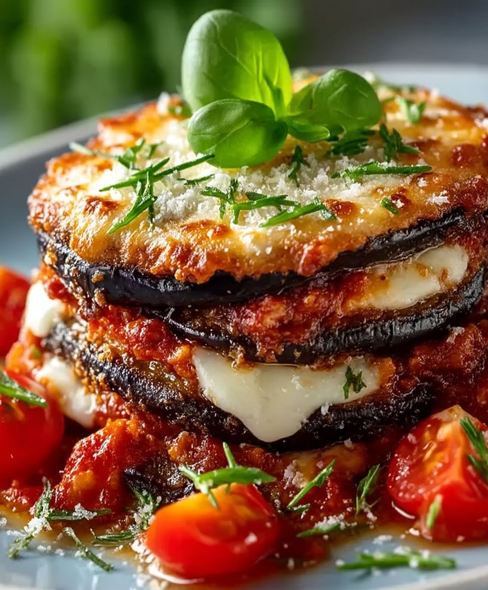 Aubergines à la parmigiana