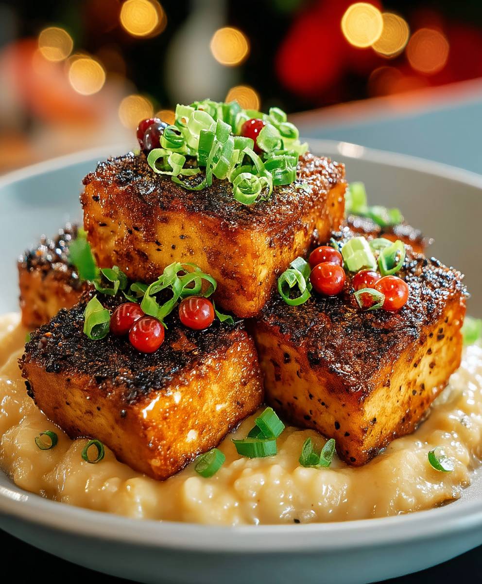 Tofu croustillant fêtes