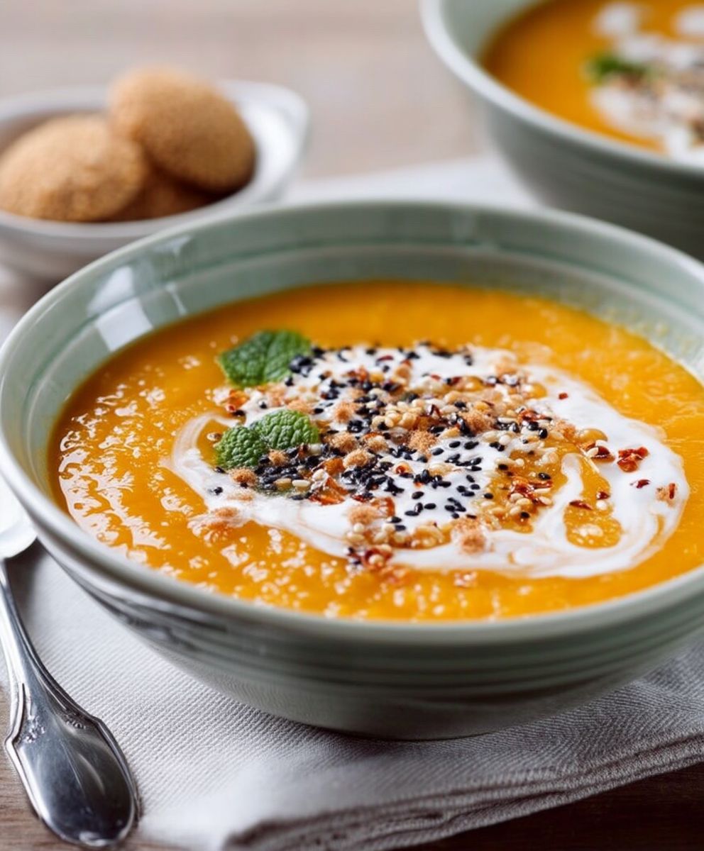 Soupe courge indienne