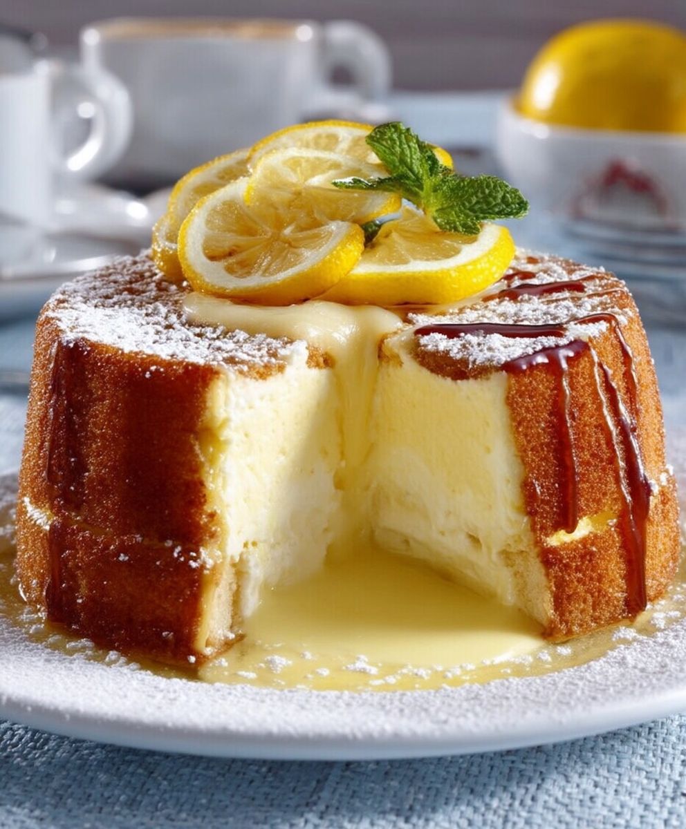 Charlotte crémeuse citron