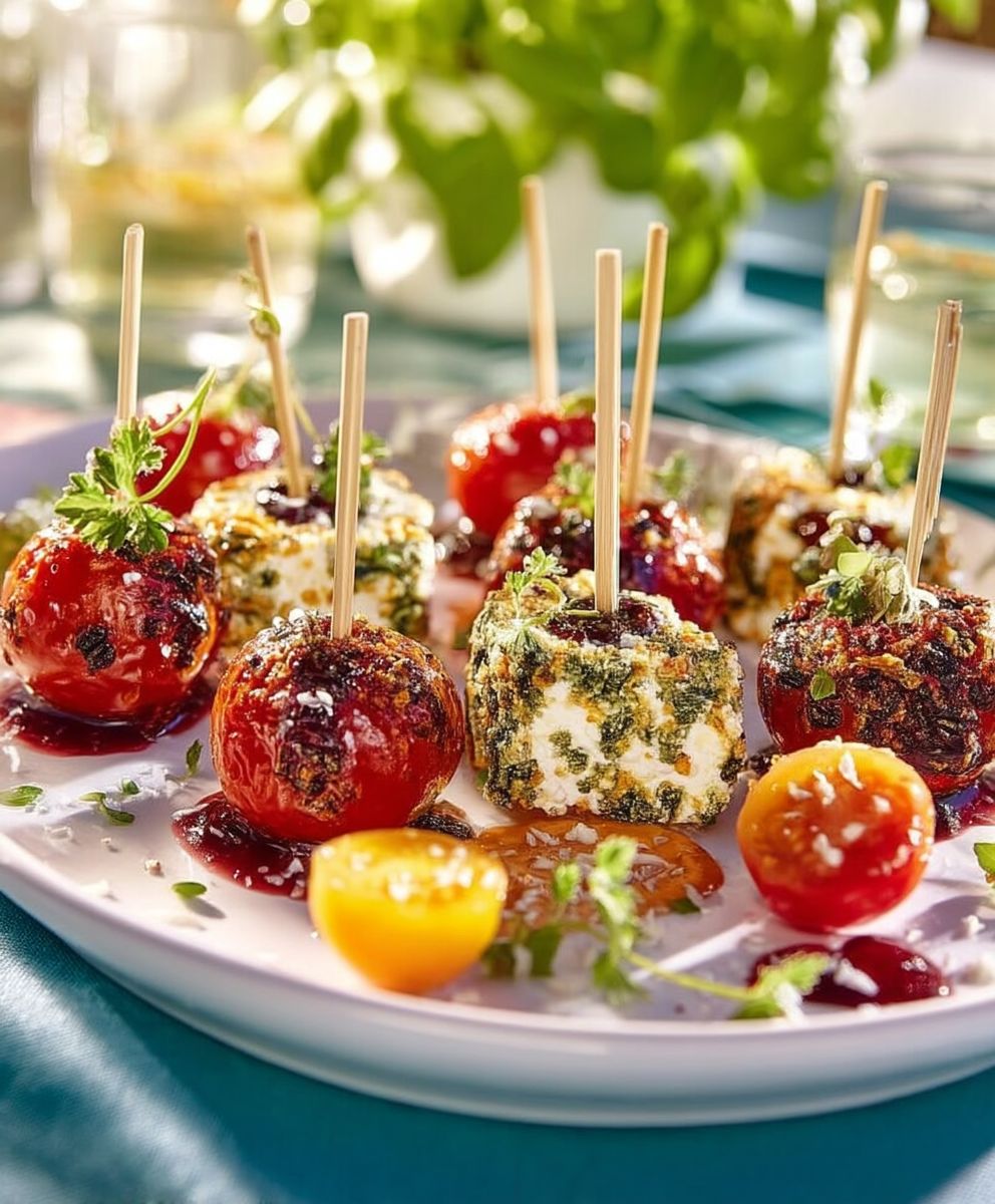 Tomates cerises chèvre fruité