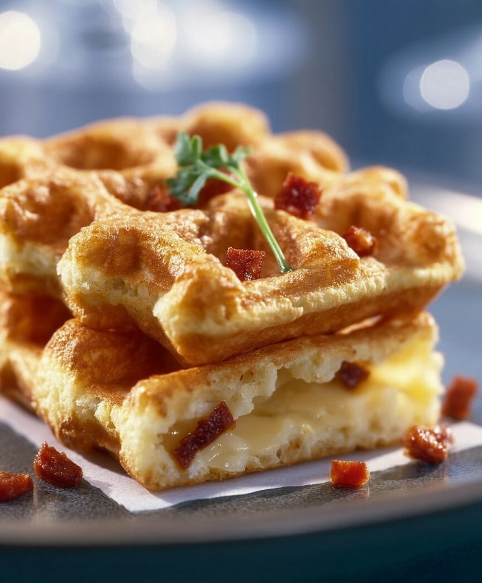 Gaufres chorizo raclette Valais