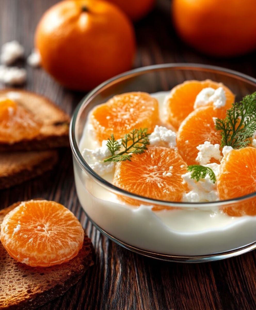 Clémentines au fromage blanc