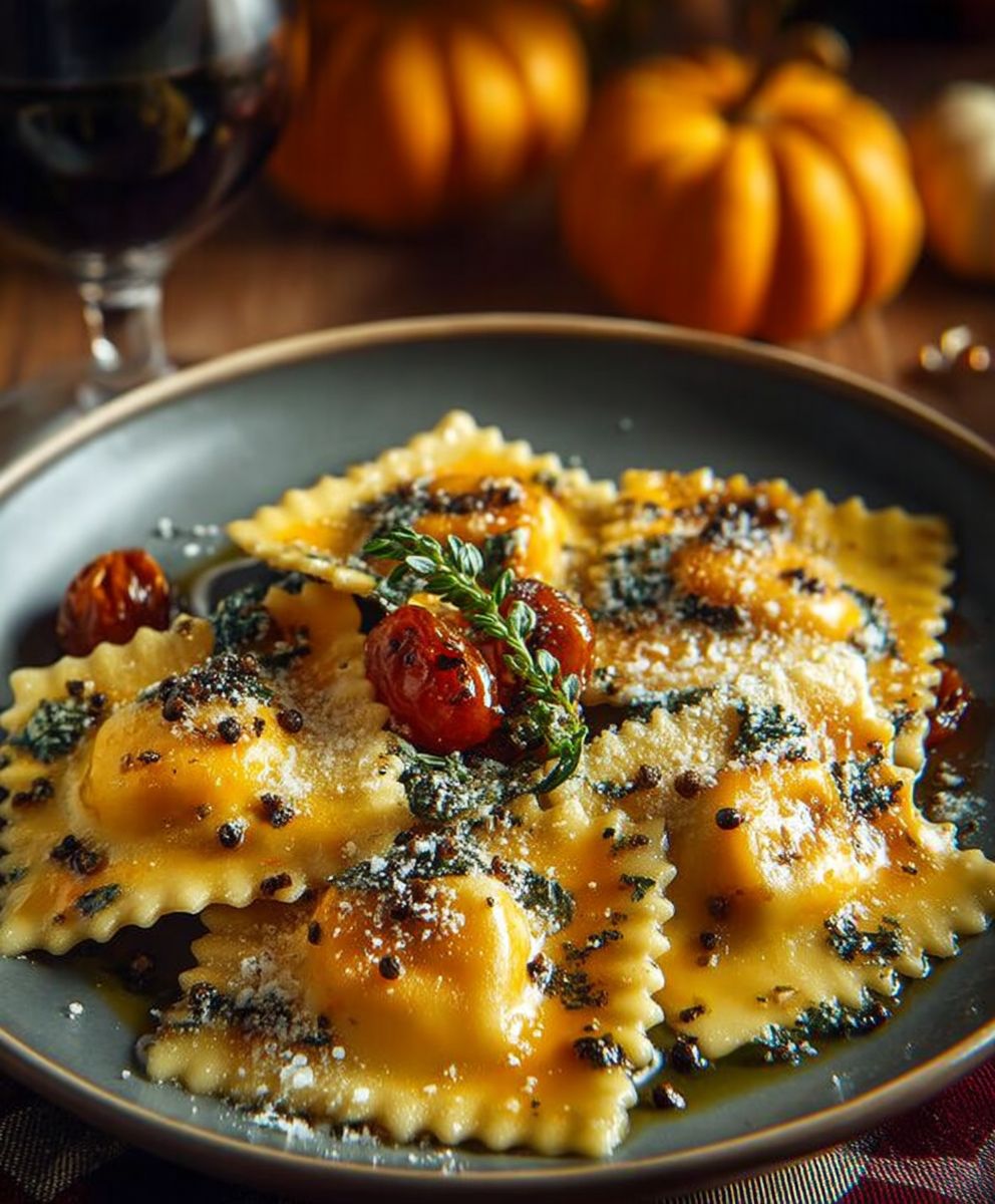 Raviolis citrouille