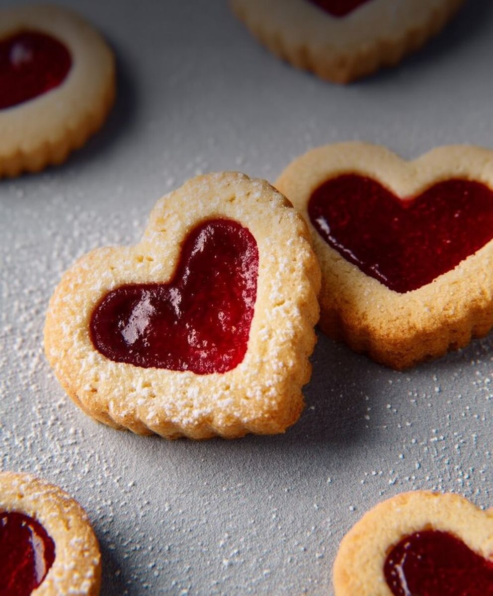 Sablés coeur fruité