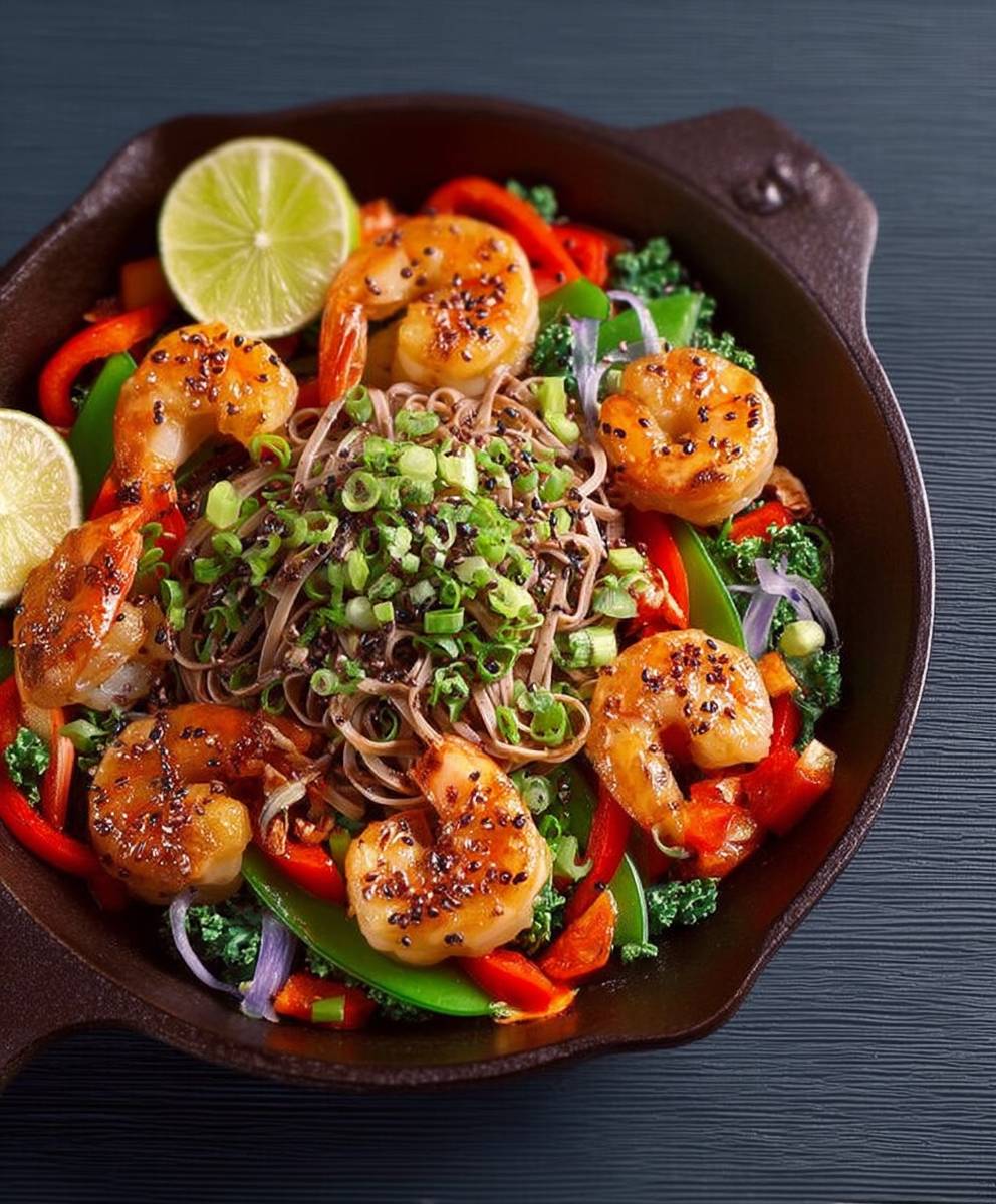 Salade thaïe crevettes