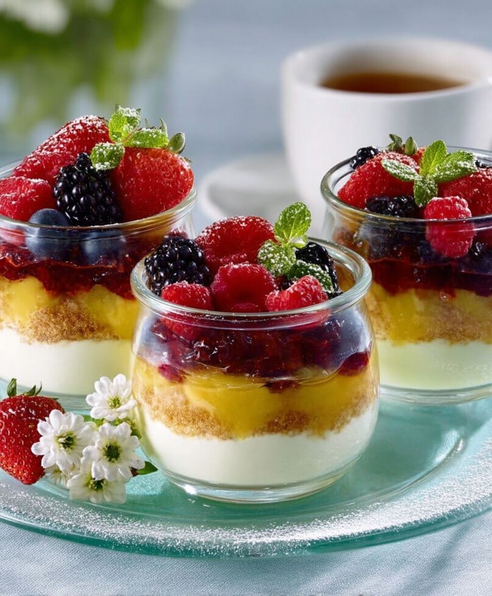 Trifle fruits acidulés