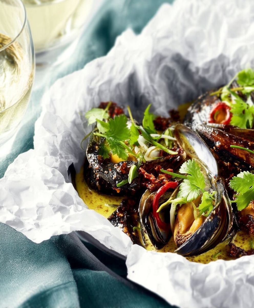 Moules au curry