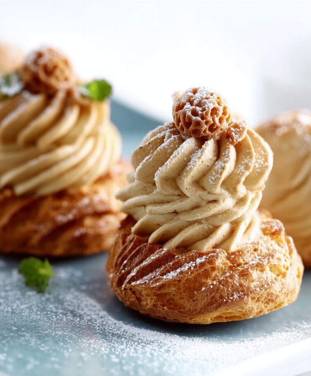 Choux à la crème pralinée