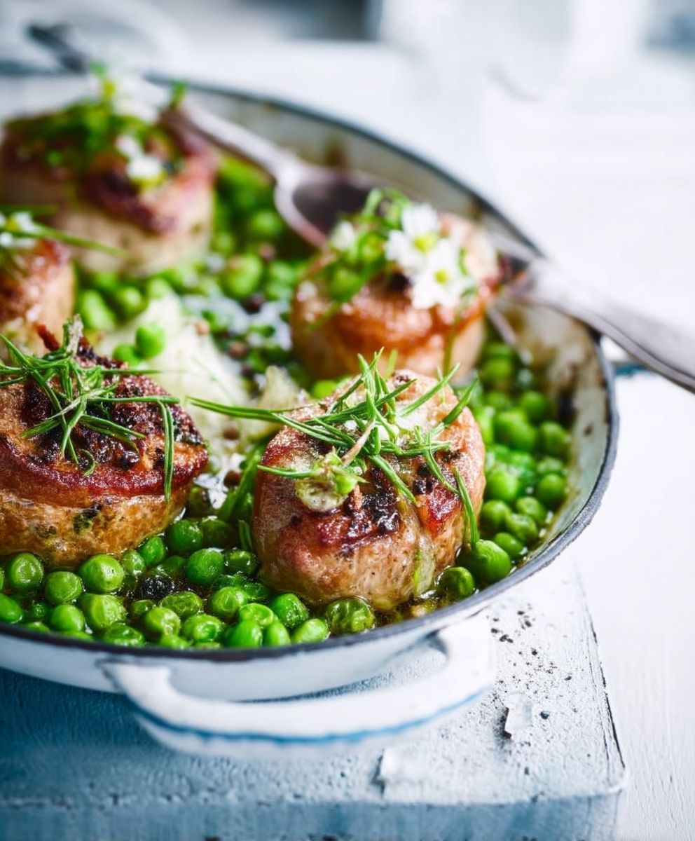 Paupiettes aux petits pois