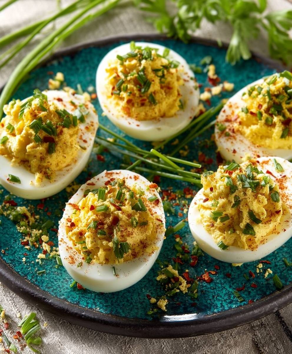 Oeufs mimosa facile