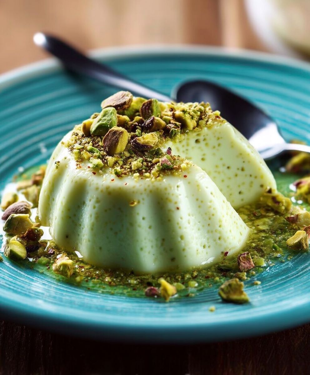 Flans à la pistache