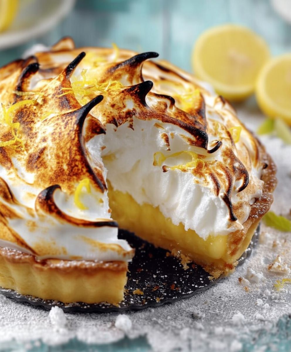 Tarte au citron meringuée