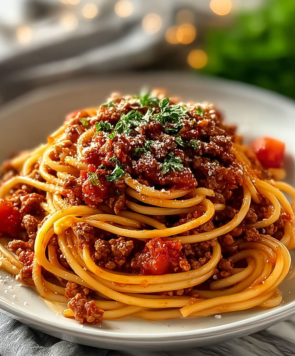 Spaghetti Bolognaise facile et rapide