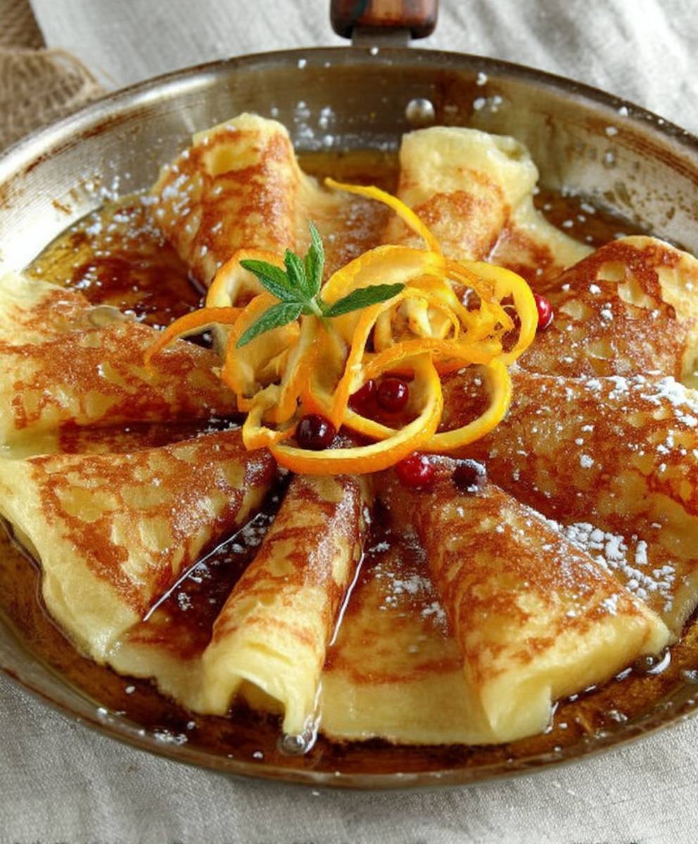 Crêpes Suzette facile