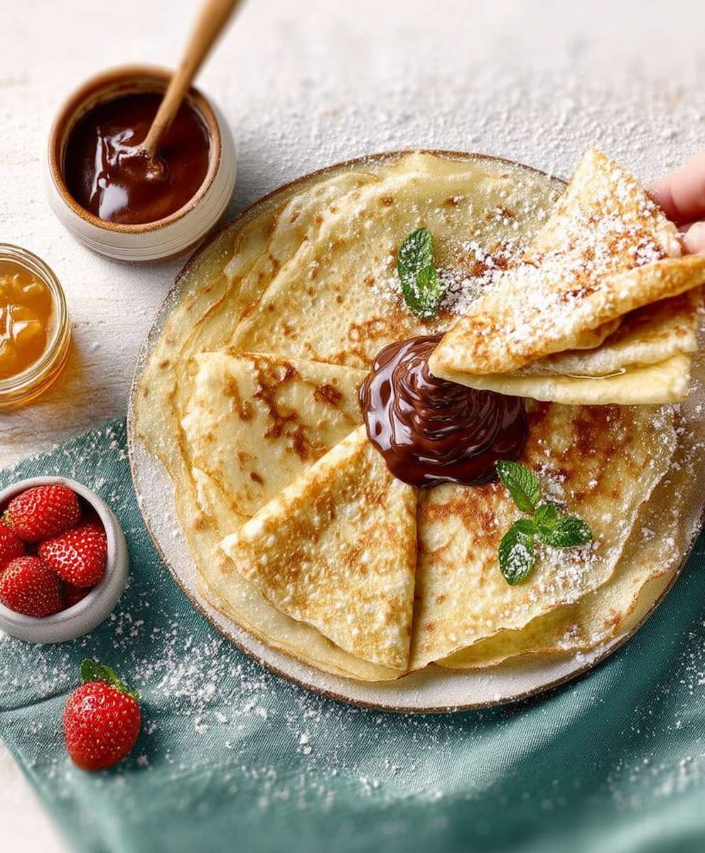 Crepes sans lactose sans gluten