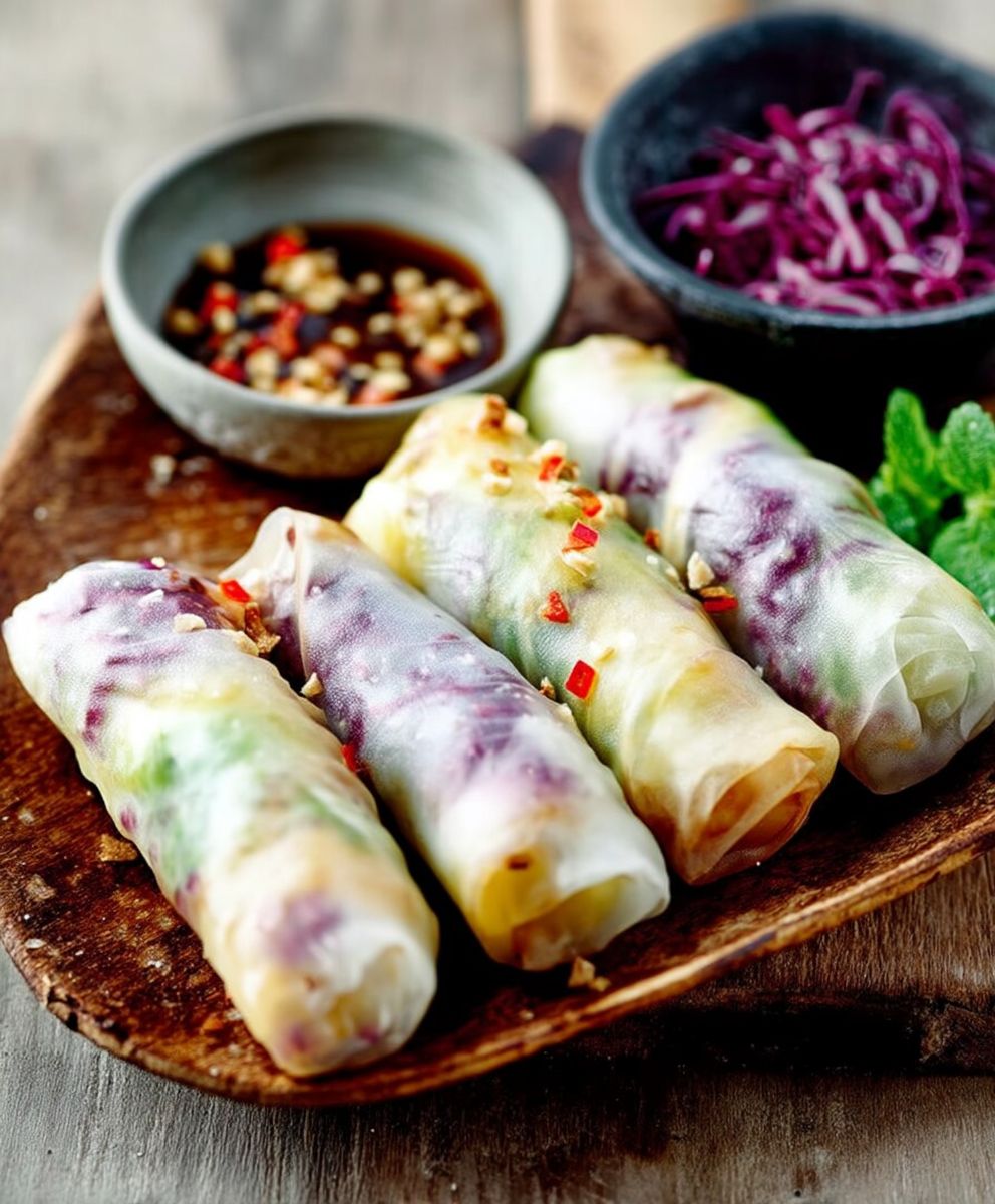 Rouleaux de printemps maison
