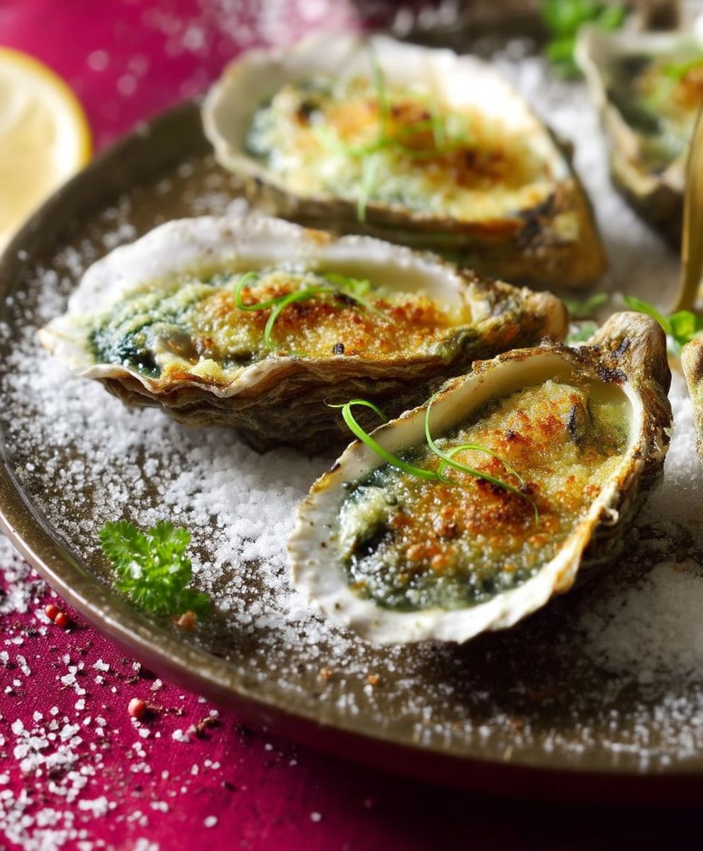 Huîtres gratinées facile