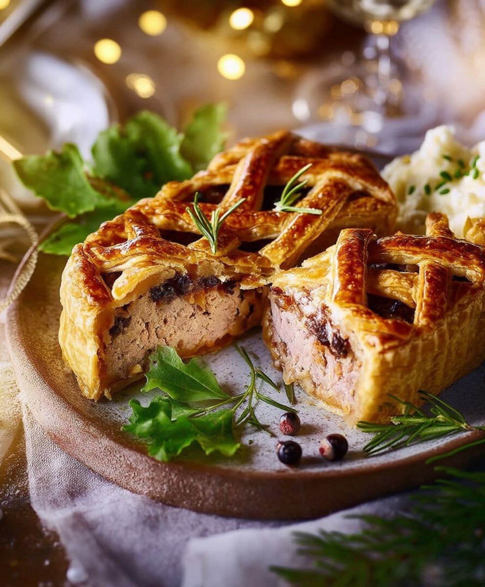 Pâté en croûte festif