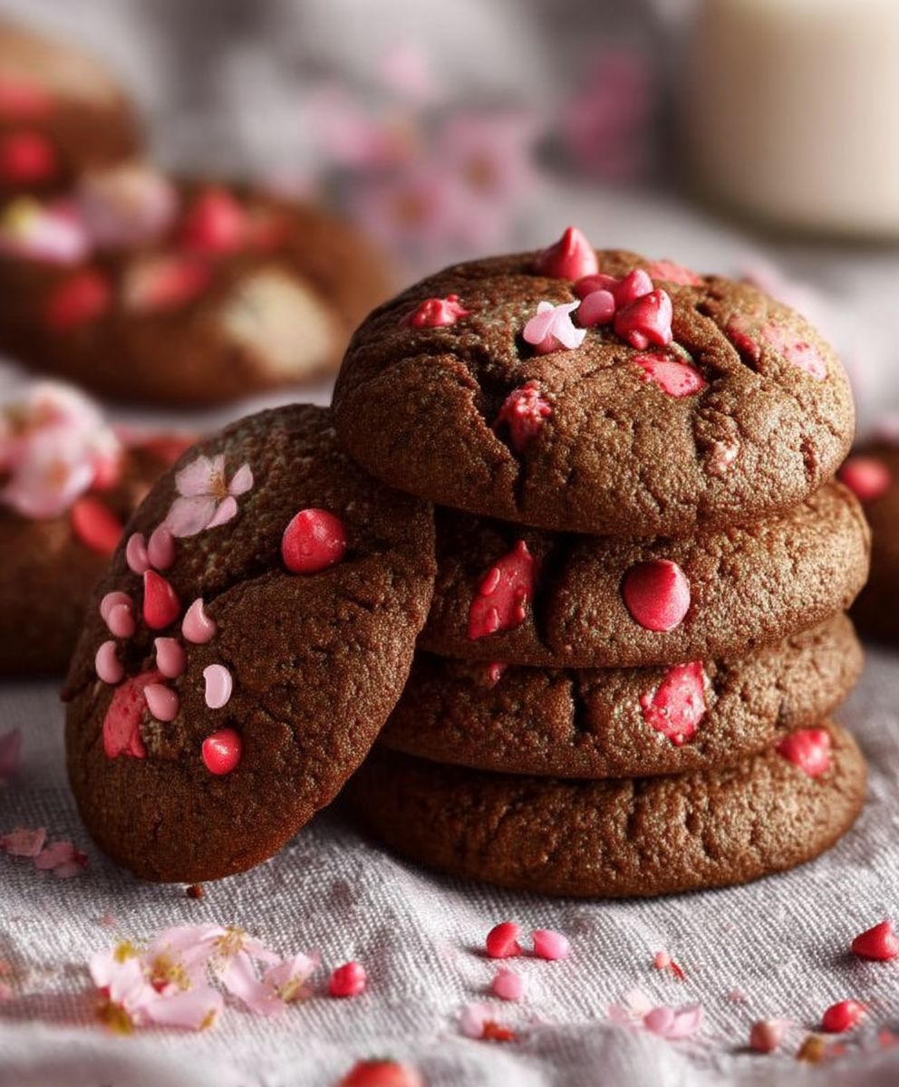 Cookies choco pralines roses