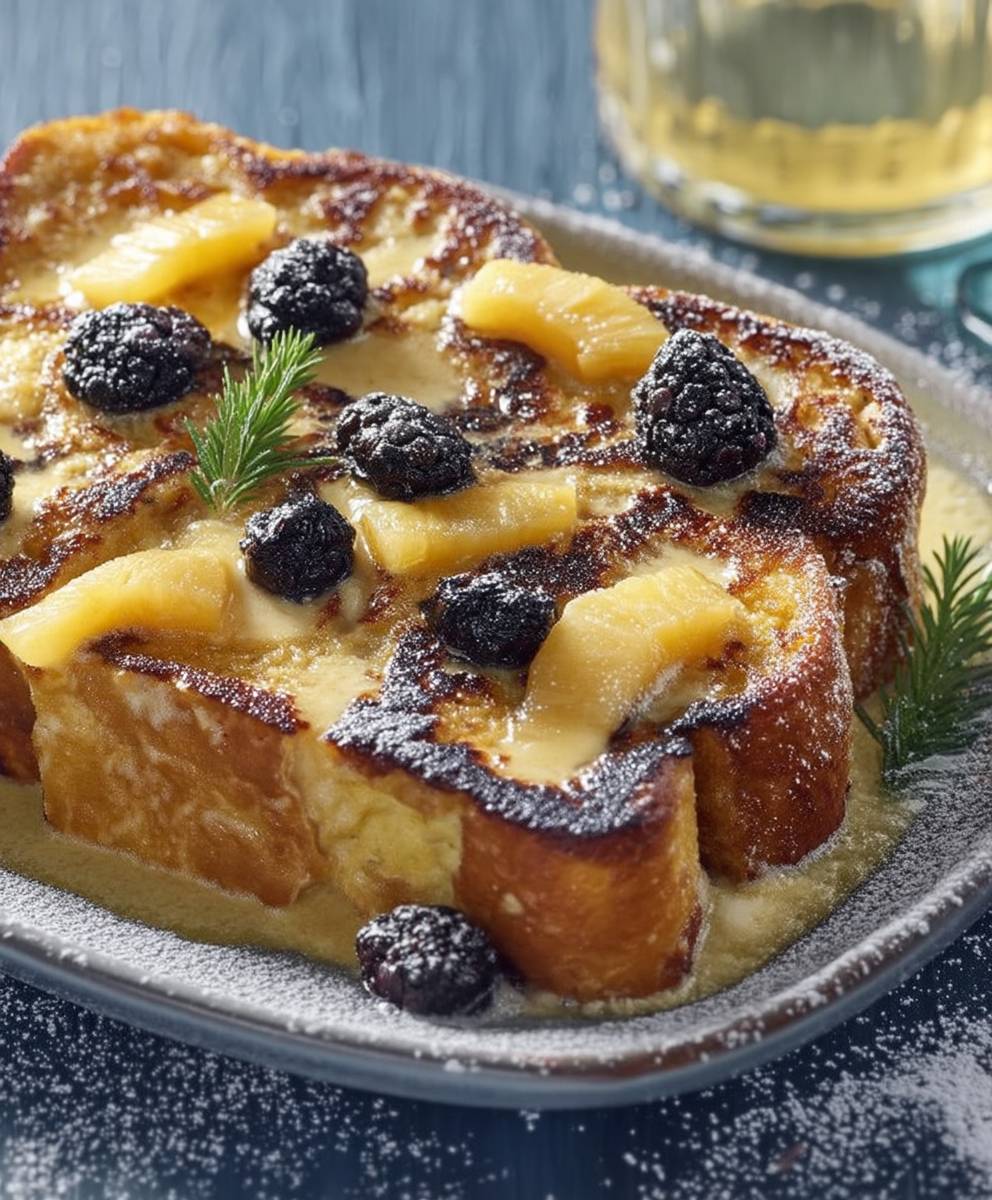 Brioche perdue ananas