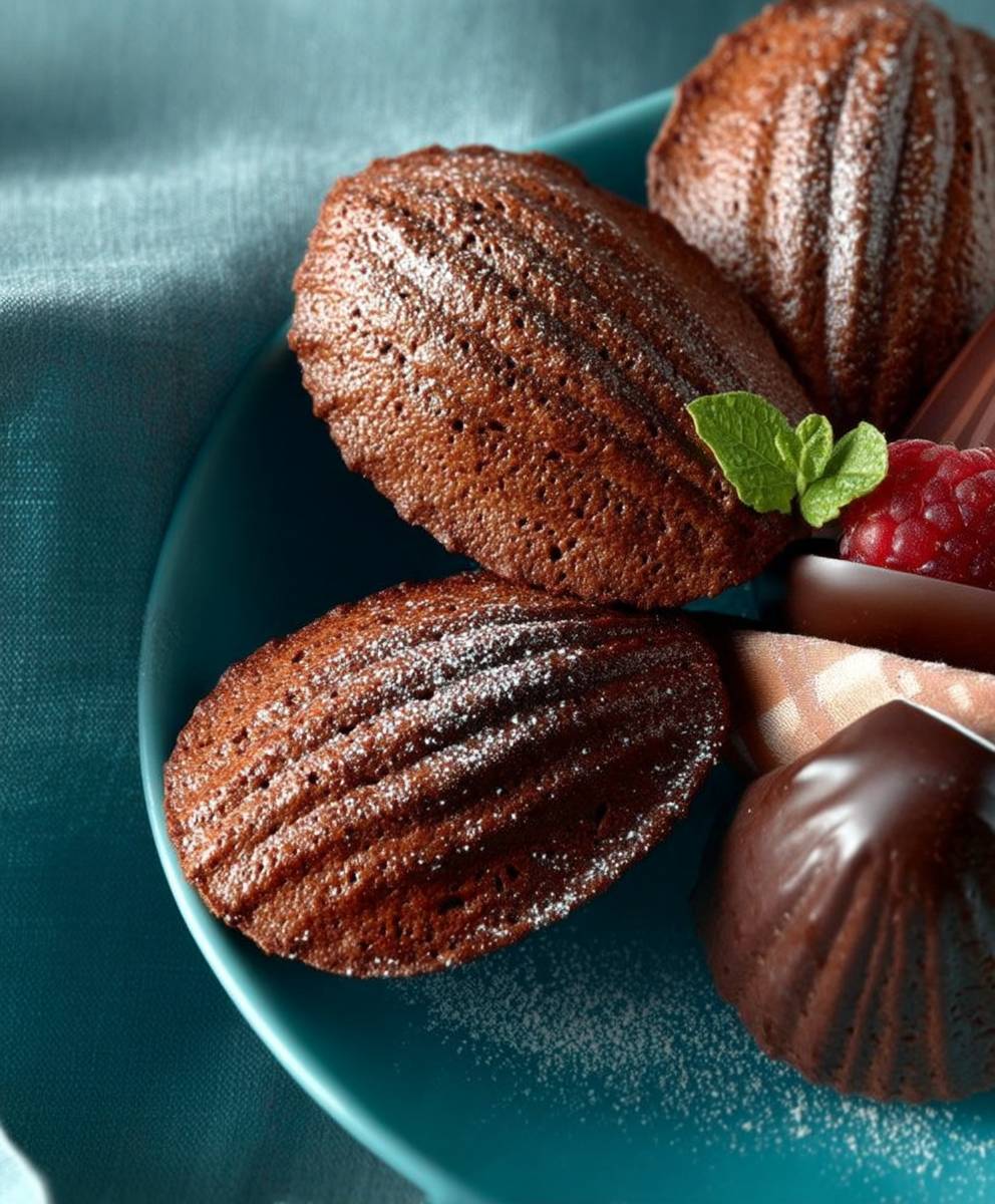 Madeleines au chocolat
