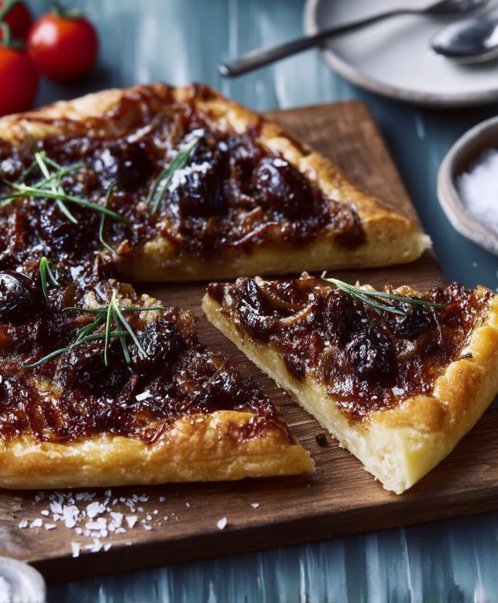 Pissaladière rouge tendre