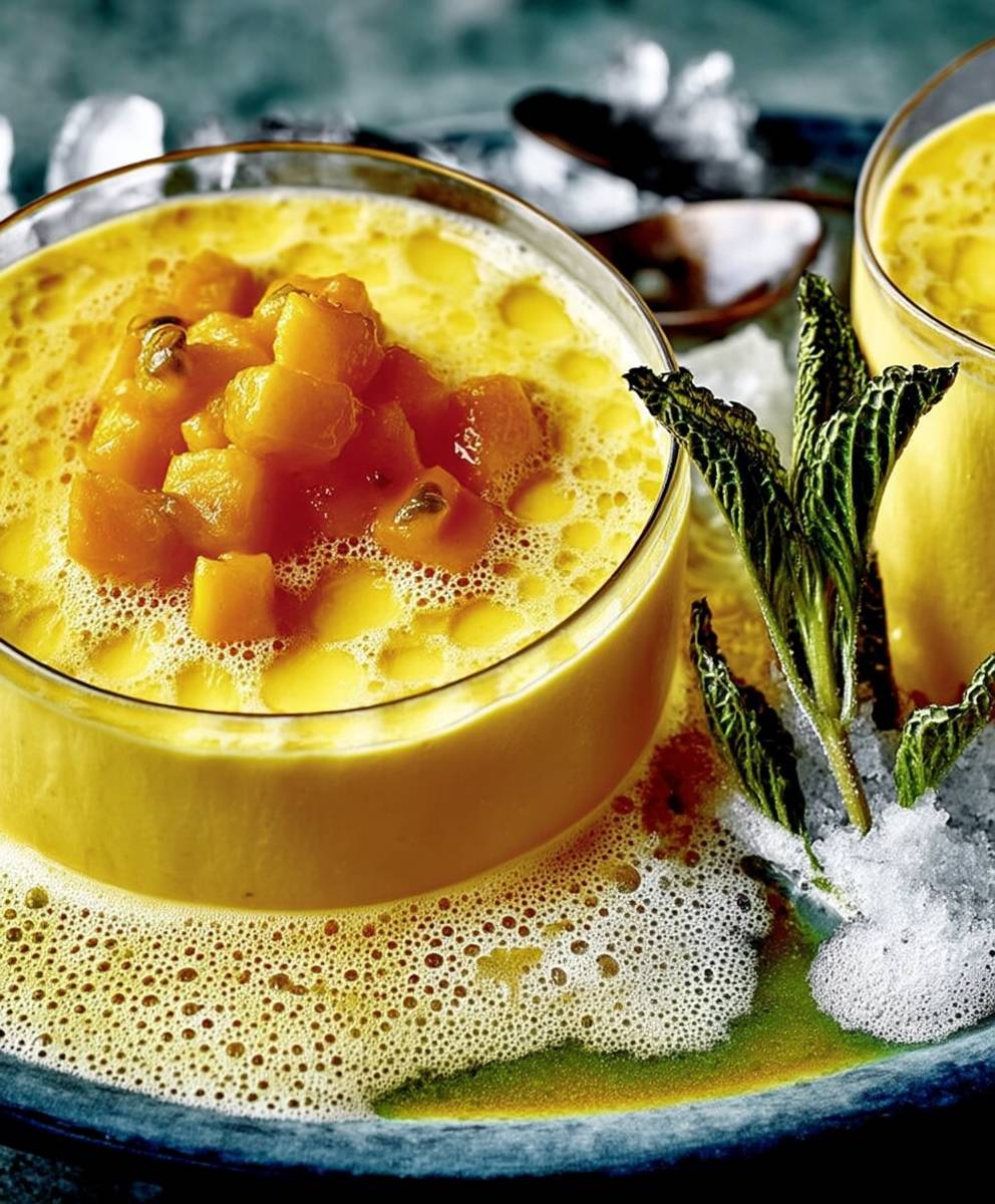 Mousse mangue facile