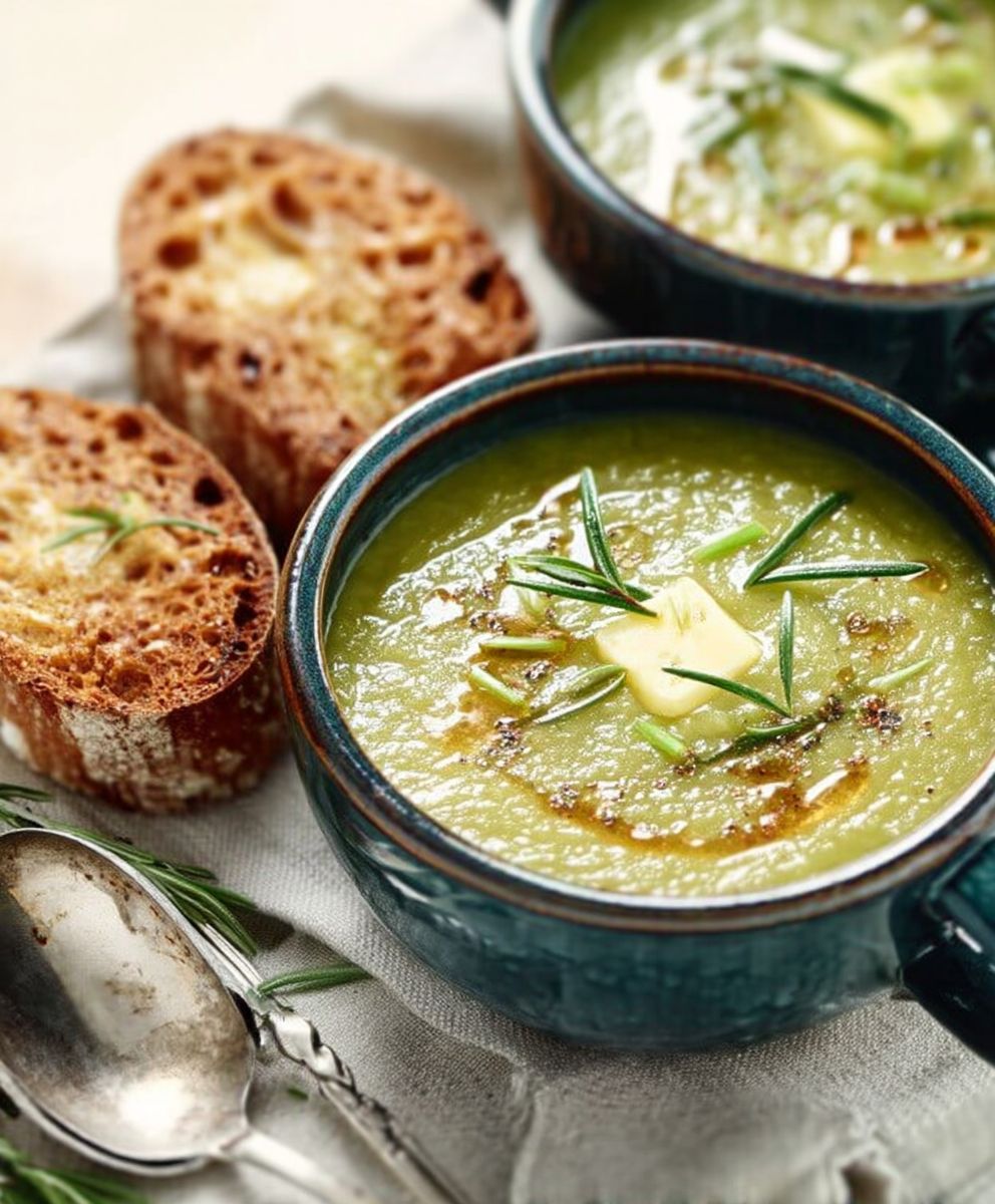 Soupe poireau pommes de terre