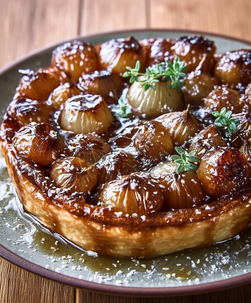 Tarte tatin aux oignons