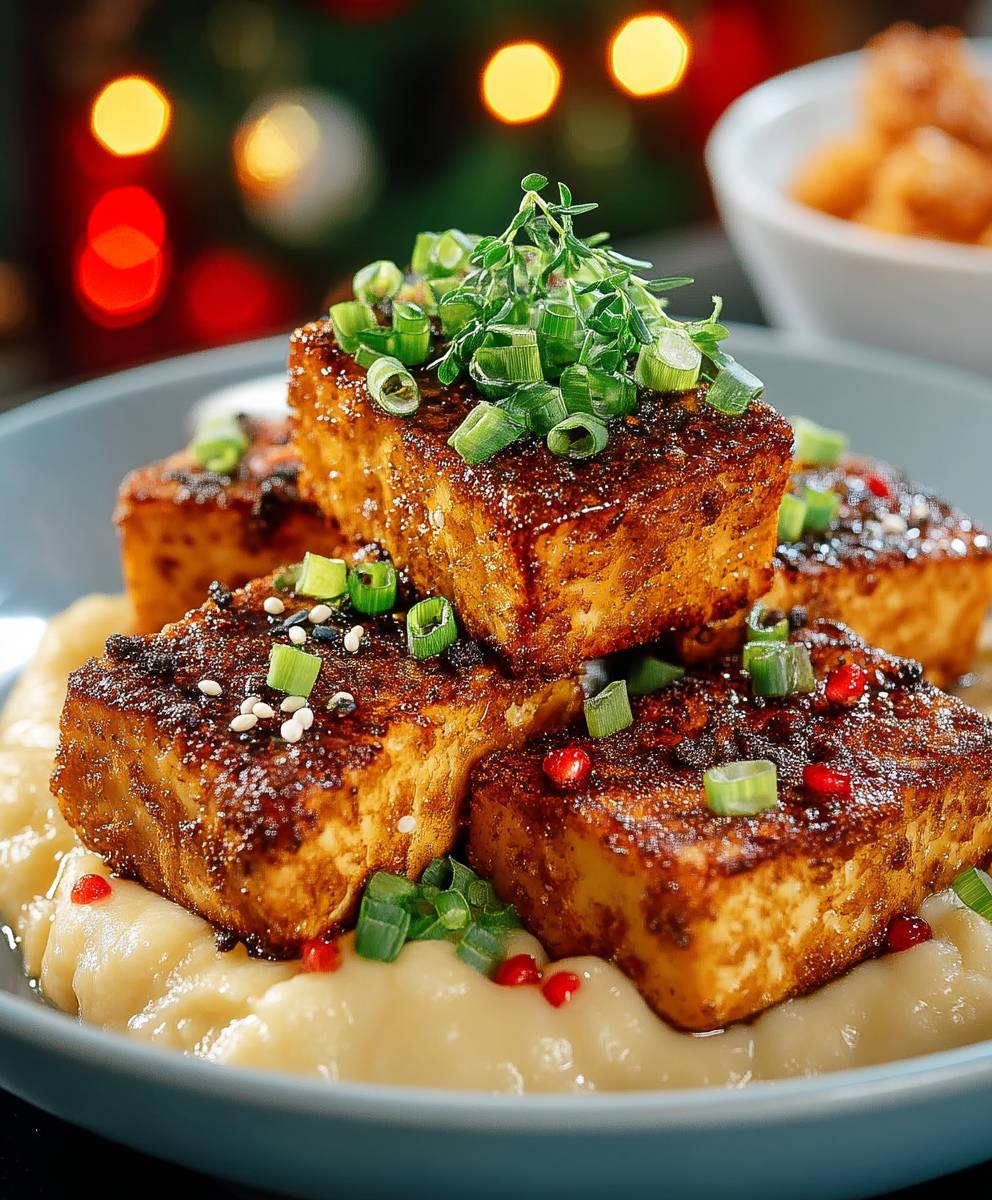 Tofu croustillant fêtes
