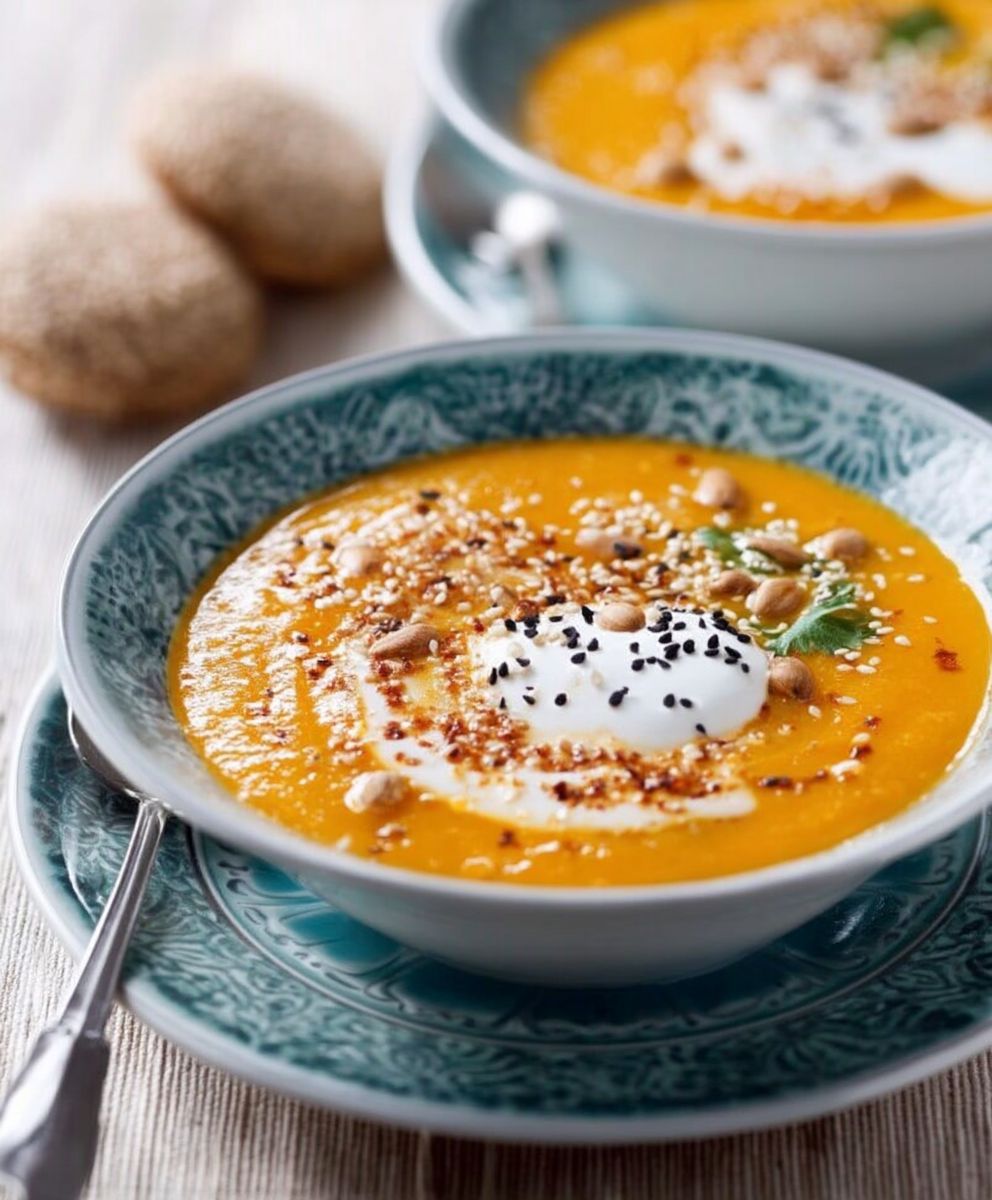 Soupe courge indienne