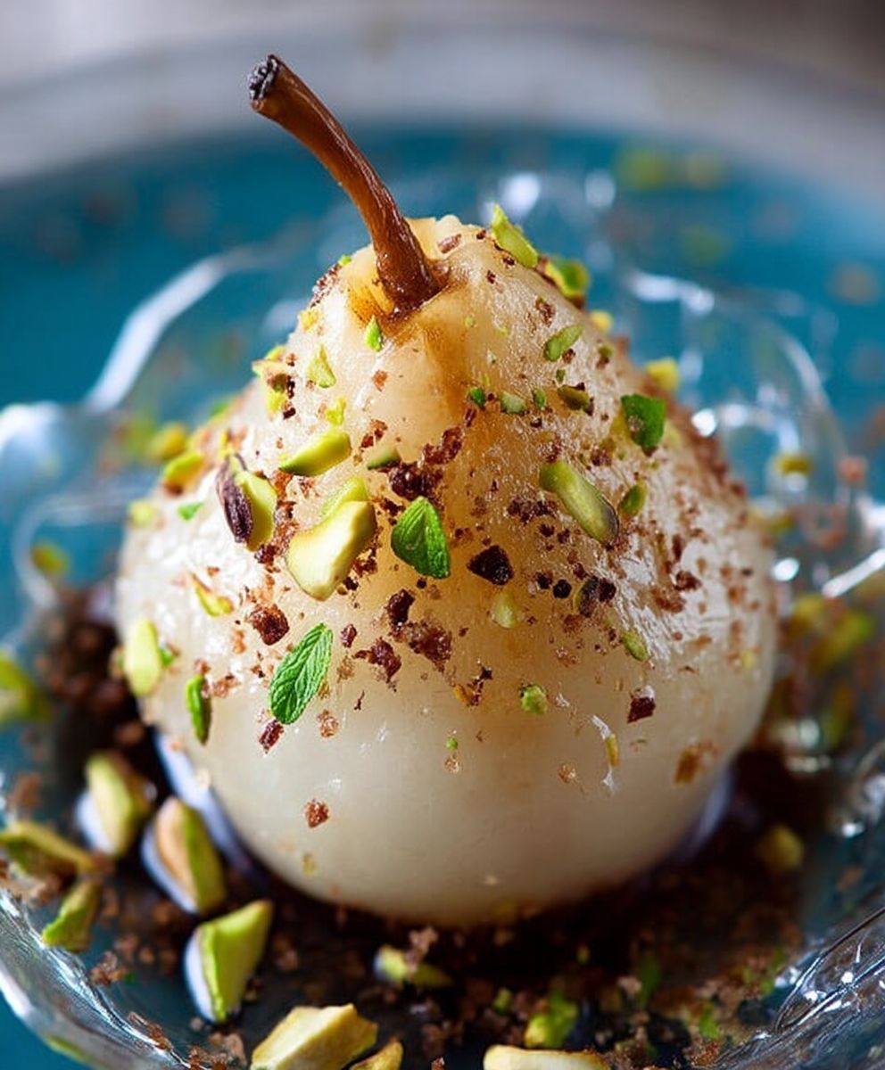 Poire pochée facile