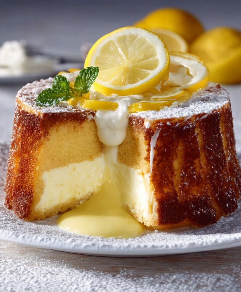 Charlotte crémeuse citron